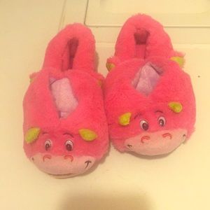 Girls Flip-A-Zoo slippers